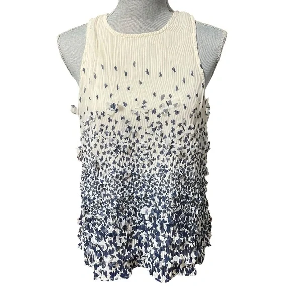 BUTTERFLY WHISPER 3D PLISSE TANK TOP - Picture 6 of 10